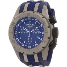 Invicta Men's Coalition Forces Bolt Chronograph Blue Dial Watch 10013