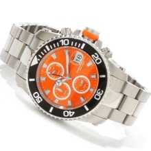 Invicta Men's Pro Diver Quartz Chronograph Interchangeable Stainless Steel Bracelet Watch