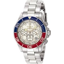 Invicta Men's Signature Chronograph Blue Red 7053 Watch