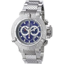 Invicta Men's Subaqua Blue Dial Stainless Steel Chronograph Watch 4566
