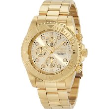 Invicta Mens Watch 1774 Pro Diver Gold Tone Stainless Steel Chronograph Dive