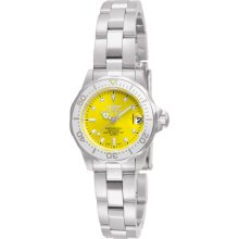 Invicta Pro Diver Mini Diver Yellow Ladies Watch 12520