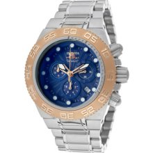 Invicta Watch 10845 Men's Subaqua Chronograph Blue Dial Stainless Steel