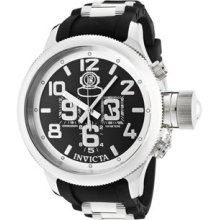 Invicta Watches Men's Russian Diver Quinotaur Chronograph Black Rubber
