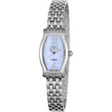 Invicta Women's 4772 Tonneau Dial Color: Mother-of-pearl White Stainless Steel