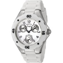 Invicta Women's Angel Collection White Polyurethane Watch 0734