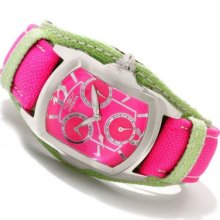 Invicta Women's Lupah Couture Quartz Stainless Steel Legarto Leather Strap Watch