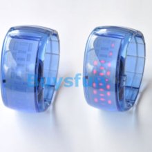 Jelly Digital Watch Blue Unisex Sports Wristwatch