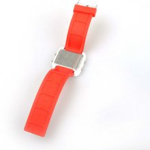 Jelly Silicone Luxury Sport Style Led Digital Date Lady Men Watch Wristwatch Red