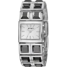 Jet Set Beverly Hills Ladies Watch With Silver Crystal Band J43604-612