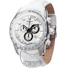 Jorg Gray Casual wrist watches: 3700 Chronograph White Dial jg3700-33