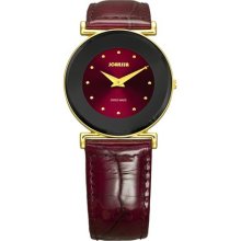 Jowissa Elegance Womens J3.027.M Stainless Steel Red Watch ...