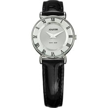 Jowissa Women's J2.004.S Roma 24 mm Silver Dial Roman Numeral Lea ...