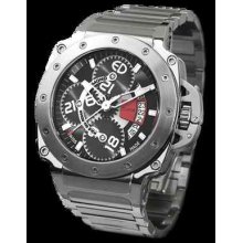 Jp Edmond Pole Guardian Swiss Automatic 24 Hour With Date. All Steel Version