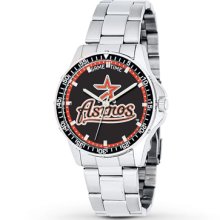 Kay Jewelers Men s MLB Watch Houston Astros Stainless Steel- Men's Watches