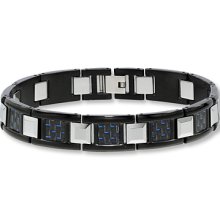 Kay Jewelers Men's Bracelet Tungsten Carbide Stainless Steel- Bracelets