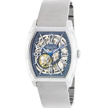Kenneth Cole Men's KC3985 Silver Stainless-Steel Automatic Watch ...