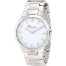 Kenneth Cole York Womens Slim Classic Silver Dial Stainless Steel Watch