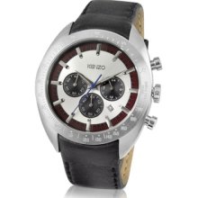 Kenzo Designer Men's Watches, Koukan - Men's Black Chronograph Date Watch