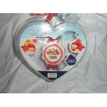 Kids Angry Birds Watch Feelin' Fly Lcd With Hearts