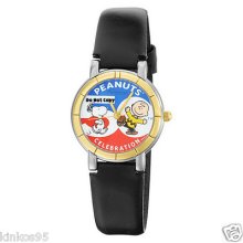 Ladies Armitron Peanuts Snoopy & Charlie Brown 50th Anniversary Watch