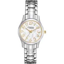 Ladies' Caravelle by Bulova Watch with White Floral Dial (Model: