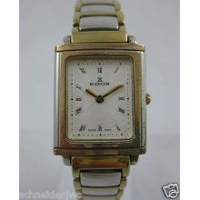 Ladies Edox Swiss Made Watch 21114 Two Tone No Reserve Auction
