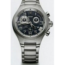 Large Chronograph Base Camp Stainless Steel Watch