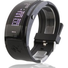 Led Digital Watch Fashion Black Bracelet Matrix Style Women Mens Sport Luxury