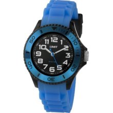 Limit Nitro Unisex Quartz Watch With Blue Dial Analogue Display And Blue Silicone Strap 5472.01