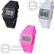 Limit Unisex Digital Quartz Watch With Alarm/chrono/light 3 Colours Rrp Â£24.99