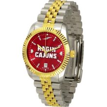 Louisiana-LaFayatte Ragin Cajuns ULL Mens 23Kt Executive Watch