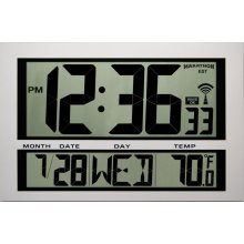 Marathon Genuine Jumbo Digital Atomic Wall Clock CL030025