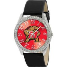 Maryland Terrapins Ladies Glitz Watch