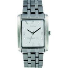MBA01 -- Stainless Steel Tank Style Medallion Watch by Bulova by Bulova
