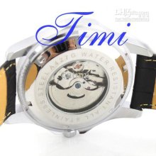 Men Classic Automatic Mechanical Watch White Xmas Gift