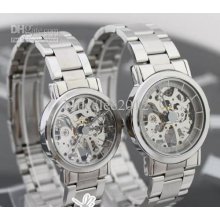 Men Sport Watches Transparent Automatic Mechanical Mens Luxury Unise