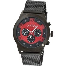 Mens Automatic Black Stainless Steel Band Carbon Face Wrist Watch Wddusbbr