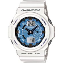 Men's Casio G-Shock Ana-Digi White Resin Watch