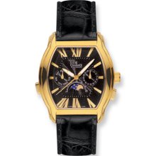 Mens Charmex Gold-Plated Swiss Quartz Analog Watch