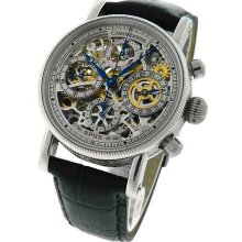 Men's Chronoswiss Opus Ch7520s Platinum Skeleton Dial Chronograph Date Watch