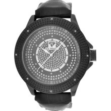 Mens Ice Mania Jojo/jojino/joe Rodeo All Black 12 Diamond Watch Im3036