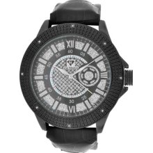 Mens Ice Mania Jojo/jojino/joe Rodeo All Black 12 Diamond Watch Im3012