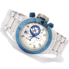 Mens Invicta Mid-size Subaqua Iv Chrono Stainless White Dial Watch 10149