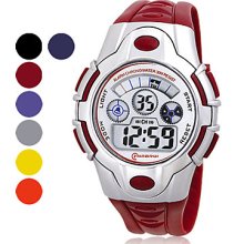 Men's Multi-Functional And Water PU Resistant Digital Automatic Sport Watches (Assorted Color)