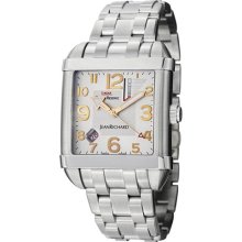 Men's Paramount Square Automatic Silver Dial Stainless Steel ...