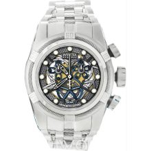 Men's Reserve Bolt Stainless Steel Case and Bracelet Silver Skeleton D