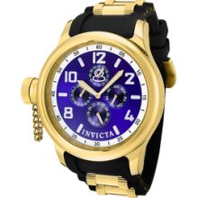 Men's Russian Diver Blue Dial Black Rubber