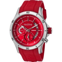 Men's Tech Alarm Red Dial Red