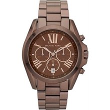 Michael Kors Bradshaw Chronograph Stainless Steel Brown Women's Watch MK5628